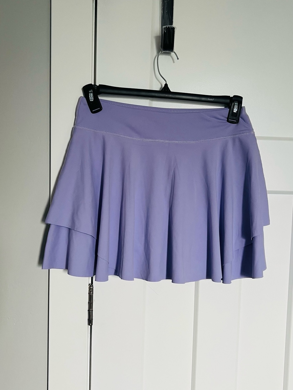Essentials Lilac Double-Layer Skater Skirt